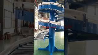 Maxsen conveyor free roller spiral conveyor with empty box testing