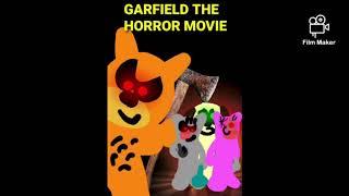 Garfield the horror movie poster