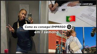 COMO CONSEGUIR EMPREGO RÁPIDO EM PORTUGAL | 2023