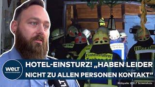 KRÖV AN DER MOSEL: Hoteleinsturz! Menschen verschüttet – In Moselort stürzen Teile eines Hotels ein