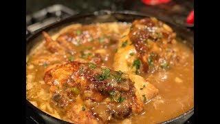 BUTTER ROASTED SMOTHERED CHICKEN !!!