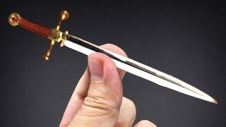 Create a Miniature Sword from a Steel Nail – Sword Making with a Nail