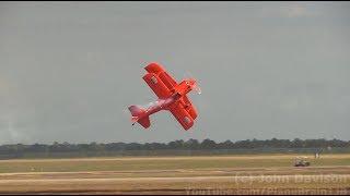 2017 Wings Over Houston Air Show - Michael Wiskus (Pitts S-1-11b) & Shockwave Jet Truck