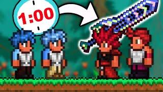 Terraria 2v2 Race, But We Get A Random Item Every 60 Seconds...