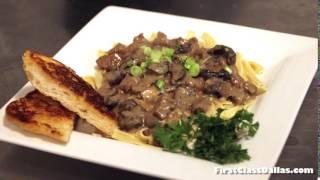 504 Bar & Grill Beef Stroganoff