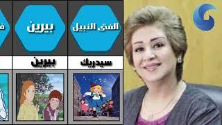 فراشة الدوبلاج أمل الدباس شخصية سيدرك. كرتون زمان
