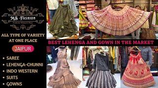 Most Amazing Gowns & Lehenga Shop in Jaipur 2023 | Bridal Lehenga | M.S. FASHION 