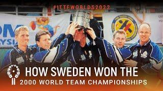 How Sweden Won the 2000 World Team Table Tennis Championships!