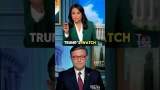 Watch Mike Johnson Call Out the Lies on Meet the Press!  #shorts #shortsfeed