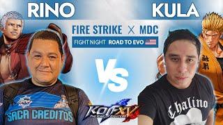 KOF XV  RINO vs KULA - Fire Strike Road to Evo Losers Final