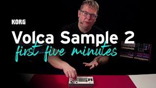 Get started with the Volca Sample 2 - your first five minutes