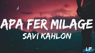 New Punjabi Songs 2024 | Apa Fer Milaange (Lyrics VIDEO) Savi kahlon | Latest Punjabi Songs 2023