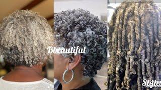 Gray and Gorgeous Curly Beautiful Gray Hair Ideas For Black Women That You'll Love