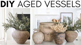 DIY AGED VESSELS || THRIFT FLIP || FAUX ANTIQUE EFFECT