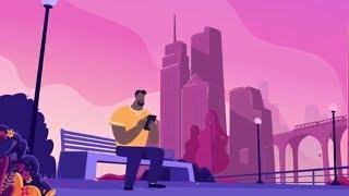 Motion Design. 2D Video Presentation for QWQER | 2D Animation Commercial | Liquid Animation