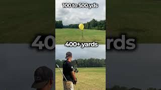 Long distance archery 100 to 500 yards #archery #skill #longdistance #outdoors t