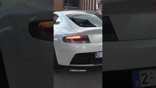 V12 Vantage S AMR Leaving a Gas Station in STYLE!!