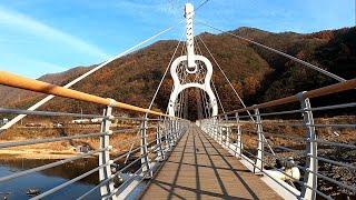 북한강종주자전거길(경강교 - 샛터삼거리) Scenic Bike Ride along Marvelous Bukhangang Bicycle Path  in S. Korea