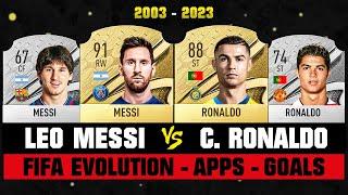 Ronaldo VS Messi FIFA EVOLUTION *CAREER EVOLUTION*  FIFA 04 - FIFA 23