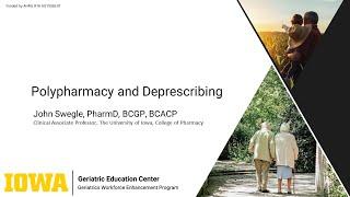 Polypharmacy Deprescribing