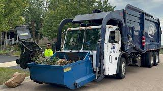 Awesome LRS Mack LE Heil Half Pack Carry Can Garbage Truck Yardwaste & Rolling Coal!