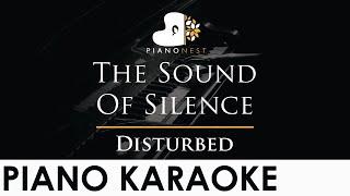 Disturbed - The Sound Of Silence - Piano Karaoke Instrumental Cover with Lyrics