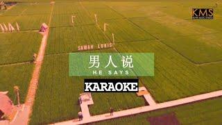 KARAOKE 伴奏：Nan Ren Shuo《男人说》by 李其 Ricky Liyanto