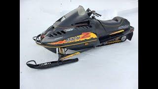 1993 Ski Doo Mach Z ---  original first year Ski Doo Triple-Triple Muscle Sled -- one of 600 built