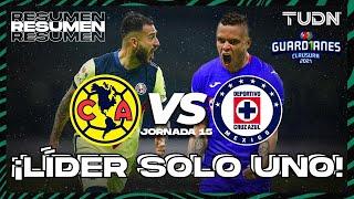 Resumen y goles | América vs Cruz Azul | Torneo Guard1anes 2021 MX - J15 | TUDN