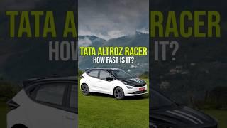 How quick is the Tata Altroz Racer? 0-100kph tested #shorts