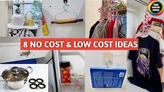 8 Amazing Home & Kitchen Organization ideas | Space Saving Home Organizing Tips | Home hacks