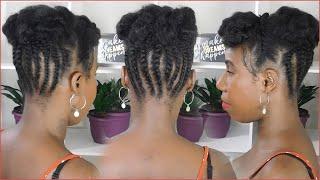 BUN NATURAL HAIR PROTECTIVE STYLE