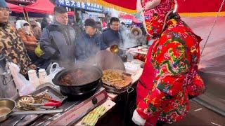 Discover street food at Xianggong Market in Shenyang, China