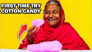 Tribal People Try Cotton Candy For The First Time