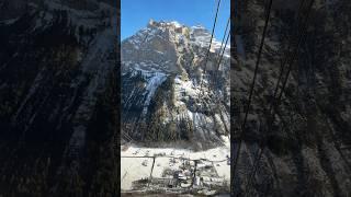 The steepest cable car in the world @SchilthornPizGloria #youtubeshorts #switzerland #schilthorn