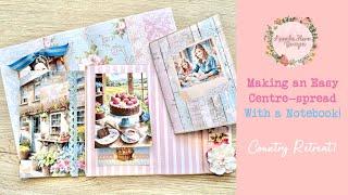 An Easy Centre-spread with a Notebook!