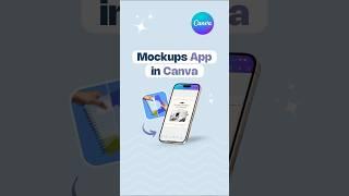 Use the Mockups app in Canva #canvatutorial