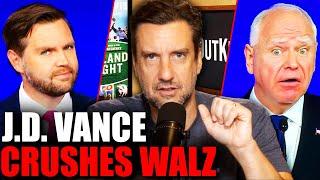 J.D. Vance CRUSHES Tim Walz In VP Debate | OutKick The Show with Clay Travis