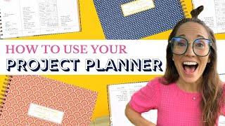 How to Use Your Project Planner | Must Watch if You’re a List Maker!