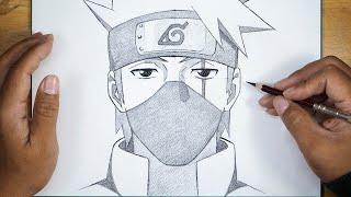 How To Draw Kakashi | Step by Step Easy | Beginners Drawing