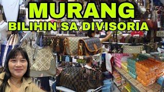 MGA MURANG BILIHIN SA DIVISORIA