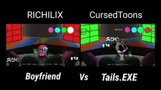 RICHILIX Boyfriend vs Cursed Toons Tails. EXE