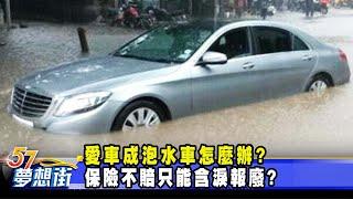 愛車成泡水車怎麼辦？保險不賠只能含淚報廢？《@57DreamSt  預約你的夢想》2024.08.07