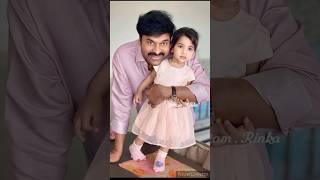 Chiranjeevi Garu With His Sweet Grand Daughter #shorts