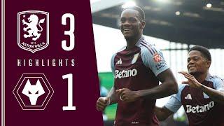 OLLIE, EZRI & JHON ON TARGET | Aston Villa 3-1 Wolves