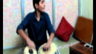 ustad zakir's fan umar quadri playing amazing rupak on tabla