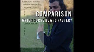 Horse Recurve Bow Comparison: Speed Test Showdown! Hood Archery Bows