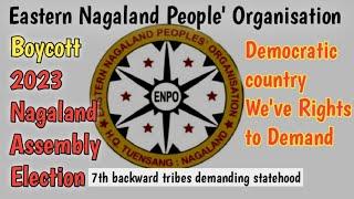 ENSF president Mr.Chingmak chang speech on Statehood Demand.@AlotoNagaTV @YimkhongTV @