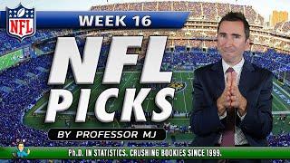 NFL WEEK 16 | TOP 3 PICKS ATS FOR THIS WEEKEND! (by PhD in Stats) #nflpicks