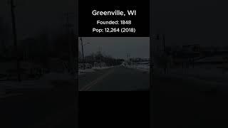 Random US Towns: Greenville, WI #shorts